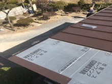 加西市のガルバリウム屋根施工