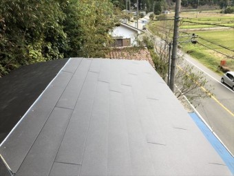 宍粟市のアイジー工業スーパーガルテクトのカバー工法