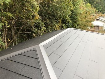 千種町の棟板金の施工