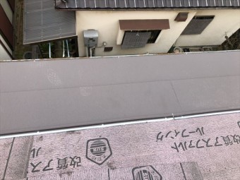 高砂市の葺き替え工事のスーパーガルテクトの施工