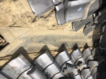 加古川市の谷板金交換の撤去作業