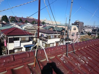 築30年!傷んだ瓦屋根の現地調査