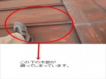 加古川市の雨漏りでの現地調査