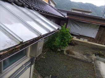 佐用町現地調査雨樋