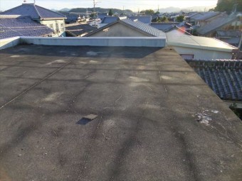 たつの市屋上シート防水改修前