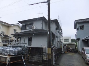 相生市Iさま邸足場施工