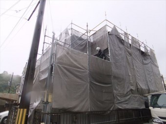 相生市Iさま邸高圧洗浄