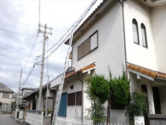 高砂市の雨漏り現地調査