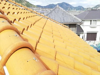 高砂市の洋瓦の屋根