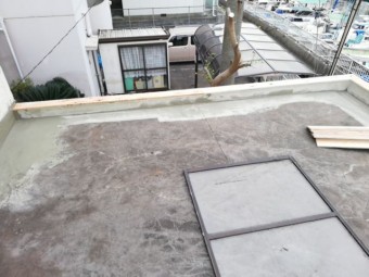 明石市の防水工事の下地補修