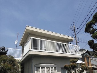 姫路市の笠木板金工事完了写真