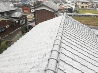 姫路市で瓦葺き替え工事の完工写真