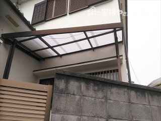 姫路市のポリカ波板の交換後の写真