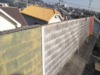 高砂市の台風での板金被害