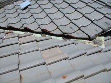 瓦屋根の雨漏り