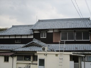 姫路市屋根瓦差し替え工事完工写真