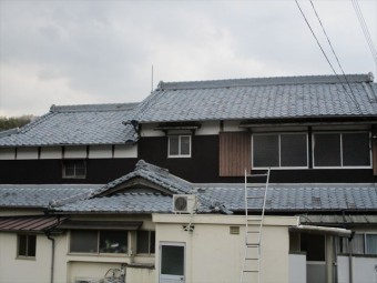 姫路市屋根瓦差し替え工事完工写真