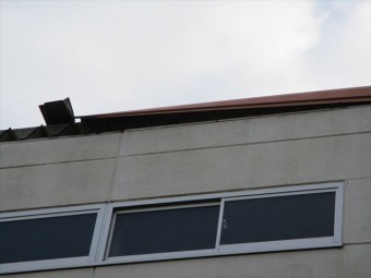 姫路市の完全に外れた屋根板金