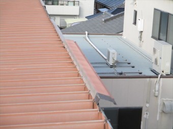 姫路市の外れかけの棟板金