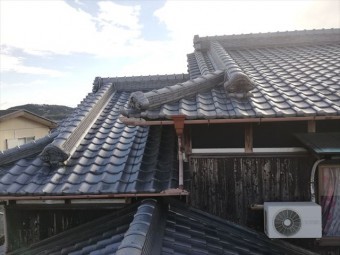 加古川市の雨漏り点検の瓦屋根
