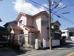 たつの市での雨樋の交換前の写真