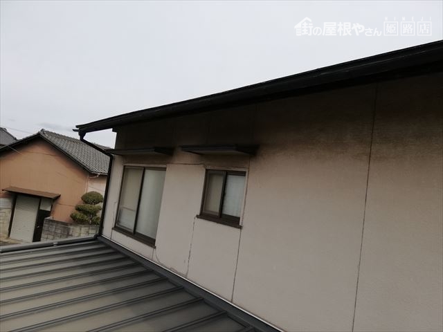 姫路市の外壁塗装工事前の外壁の写真