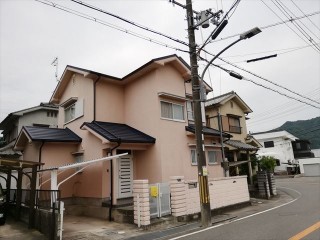 たつの市での雨樋の交換後の写真