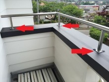 バルコニー ベランダ 雨漏り 笠木