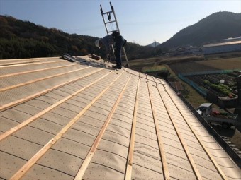 瓦屋根 引っ掛け工法
