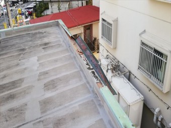陸屋根 笠木板金