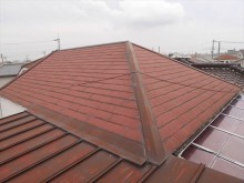 加古川市の雨漏りでの現地調査