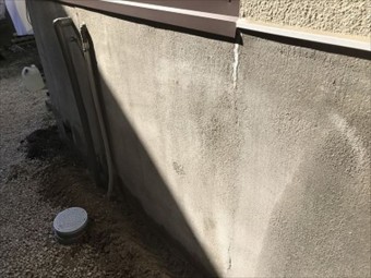 基礎 ひび割れ③