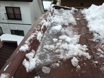 雪 雨漏り