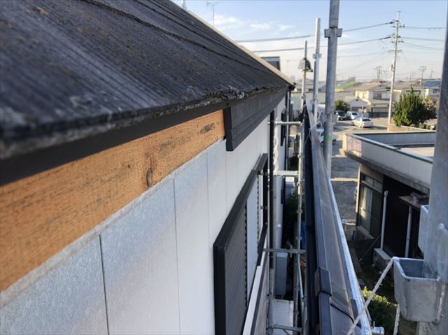 加古川市のニチハのアウティの破風板