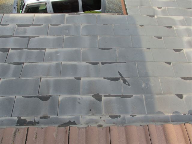 加西市の下地の傷んだ銅板屋根