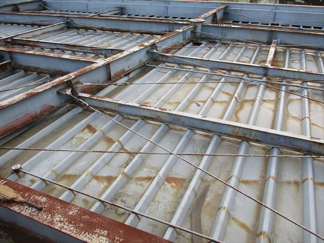 姫路市の折板屋根の調査